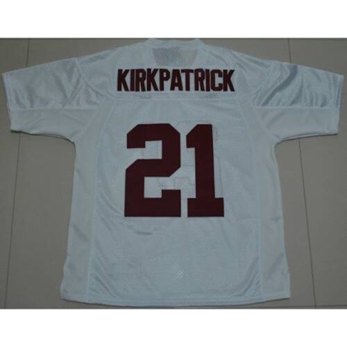 6861d75bf27ee_1 Crimson Tide #21 Dre Kirkpatrick White Stitched NCAA Jersey
