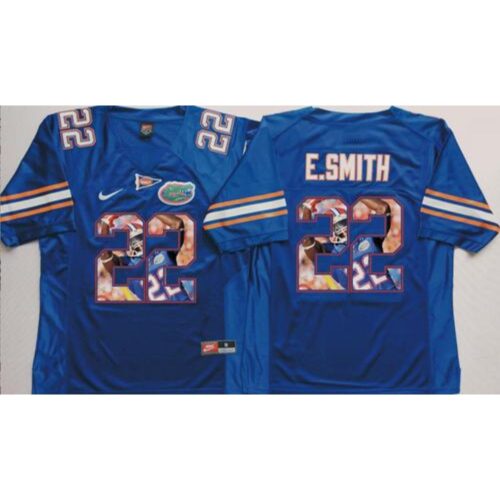 6861d77592879_1 Gators #22 Emmitt Smith Blue Player Fashion Stitched NCAA Jersey