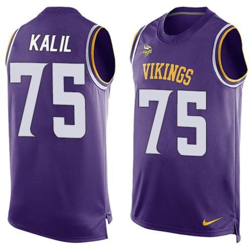 6861d77ebae6d_1 Vikings #75 Matt Kalil Purple Team Color Men's Stitched NFL Limited Tank Top Jersey