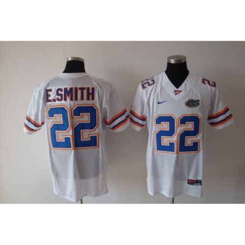 6861d785c00b4_1 Gators #22 E.Smith White Stitched NCAA Jersey