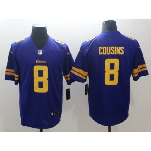 6861d789152dc_1 Men's Minnesota Vikings #8 Kirk Cousins Purple Limited Color Rush Stitched NFL Jersey