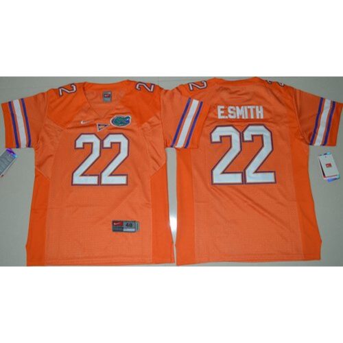 6861d78c85796_1 Gators #22 Emmitt Smith Orange Stitched Youth NCAA Jersey