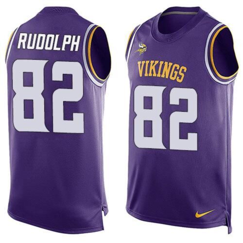 6861d7a3ed3ca_1 Vikings #82 Kyle Rudolph Purple Team Color Men's Stitched NFL Limited Tank Top Jersey
