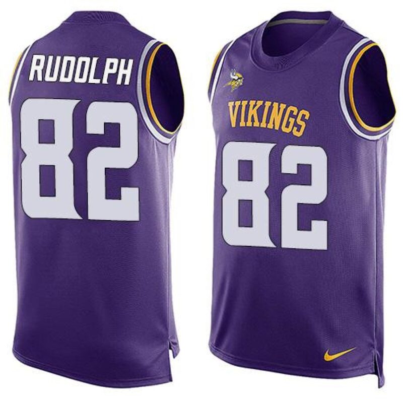 6861d7a3ed3ca_1 Vikings #82 Kyle Rudolph Purple Team Color Men's Stitched NFL Limited Tank Top Jersey