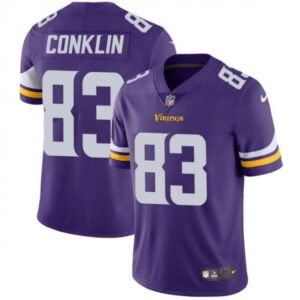 6861d7a73f685_1 Men's Minnesota Vikings #83 Tyler Conklin Purple Vapor Untouchable Limited Stitched NFL Jersey