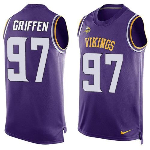 6861d7c646bd9_1 Vikings #97 Everson Griffen Purple Team Color Men's Stitched NFL Limited Tank Top Jersey