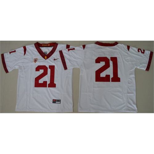 6861d7d140173_1 Trojans #21 Adoree' Jackson White PAC-12 C Patch Stitched NCAA Jersey