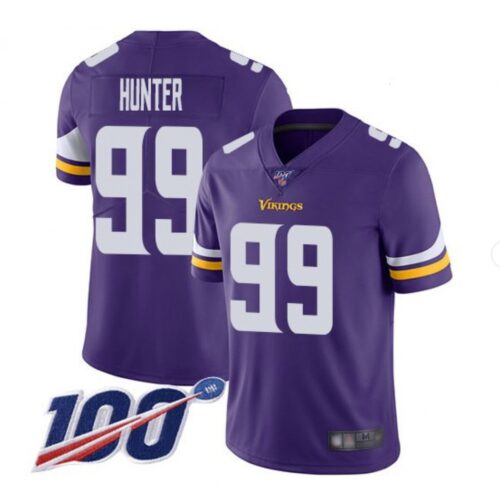 6861d7d3ef2de_1 Men's Minnesota Vikings #99 Danielle Hunter 2019 100th Season Purple Vapor Untouchable Limited NFL Stitched Jersey