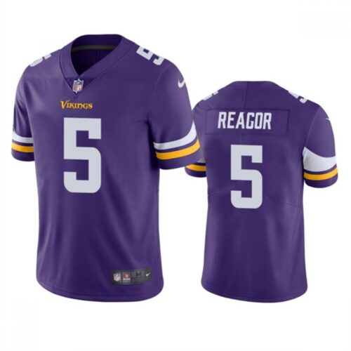 6861d7e61d04d_1 Men's Minnesota Vikings #5 Jalen Reagor Purple Vapor Untouchable Stitched Jersey