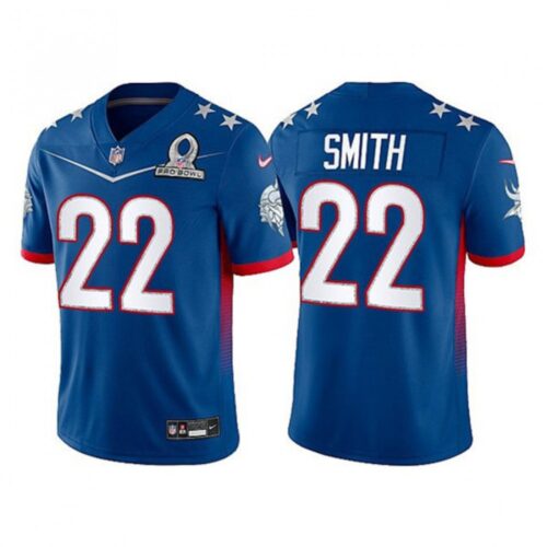 6861d7fd3b56e_1 Men's Minnesota Vikings #22 Harrison Smith 2022 Royal NFC Pro Bowl Stitched Jersey