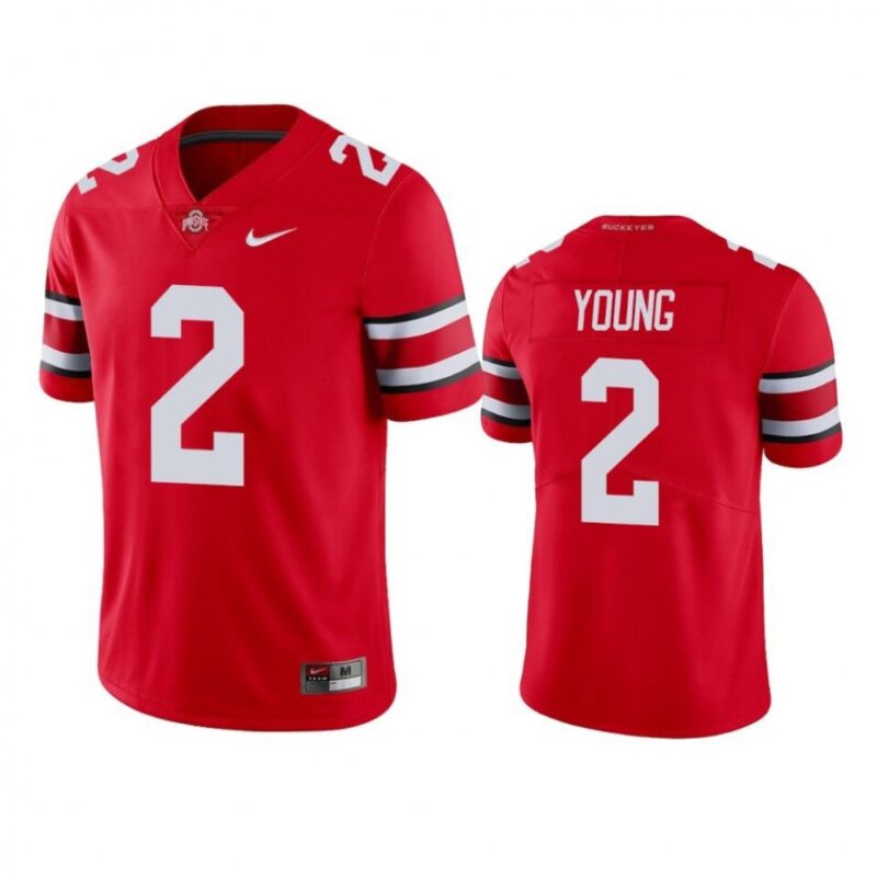6861d806b142a_1 Men's Ohio State Buckeyes #2 Chase Young Scarlet College Football Stitched Jersey