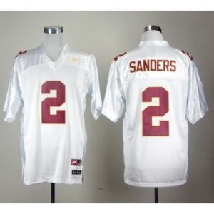 6861d85270f1d_1 Seminoles #2 Deion Sanders White Stitched NCAA Jersey