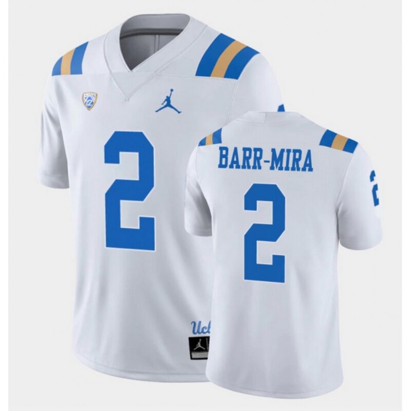 6861d86635138_1 Men's UCLA Bruins #2 Nicholas Barr-Mira White Game Stitched Jersey
