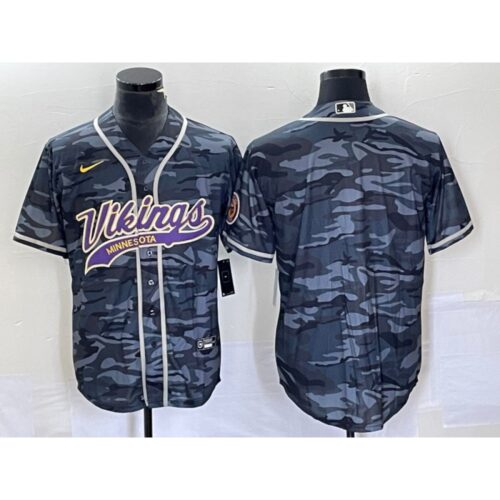 6861d8748382e_1 Men's Minnesota Vikings Blank Grey Camo Cool Base Stitched Baseball Jersey
