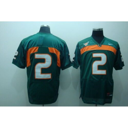 6861d88aeb93a_1 Hurricanes #2 Jon Beason Green Stitched NCAA Jersey