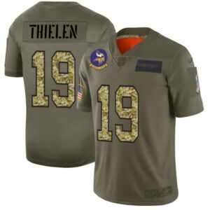 6861d899ceebb_1 Men's Minnesota Vikings #19 Adam Thielen 2019 Olive/Camo Salute To Service Limited Stitched NFL Jersey