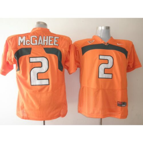 6861d899f141b_1 Hurricanes #2 Willis McGahee Orange Stitched NCAA Jerseys