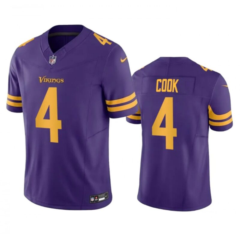 6861d8cea55b7_1 Men's Minnesota Vikings #4 Dalvin Cook Purple 2023 F.U.S.E. Color Rush Stitched Jersey
