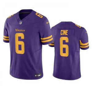 6861d8d21c6ed_1 Men's Minnesota Vikings #6 Lewis Cine Purple 2023 F.U.S.E. Color Rush Stitched Jersey