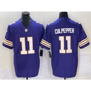 6861d8dc1e48b_1 Men's Minnesota Vikings #11 Daunte Culpepper Purple 2023 F.U.S.E. Vapor Untouchable Limited Stitched Jersey