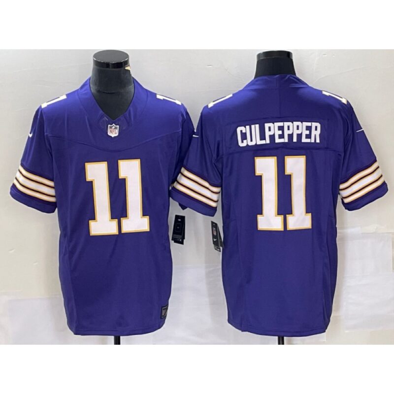 6861d8dc1e48b_1 Men's Minnesota Vikings #11 Daunte Culpepper Purple 2023 F.U.S.E. Vapor Untouchable Limited Stitched Jersey