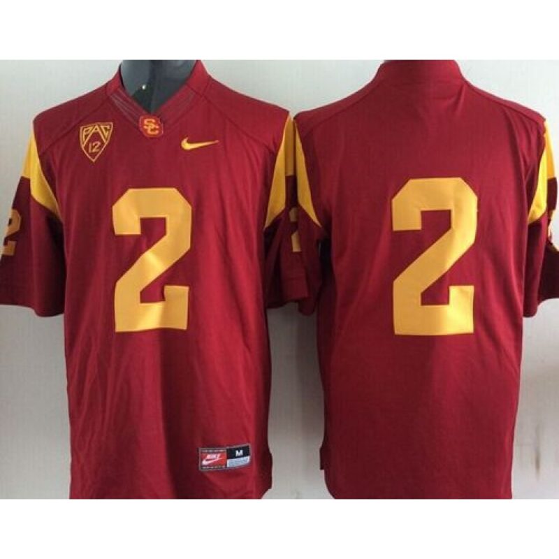 6861d904e6044_1 Trojans #2 Robert Woods Red Stitched NCAA Jersey