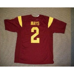 6861d90bef54b_1 Trojans #2 Taylor Mays Red Stitched NCAA Jersey