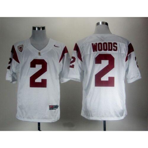 6861d912a84f3_1 Trojans #2 Robert Woods White With Pac-12 Patch Stitched NCAA Jersey