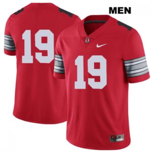 6861d924ee0d8_1 Men's Ohio State Buckeyes #19 Chris Olave 2018 Spring Game College Football Jersey Without Name