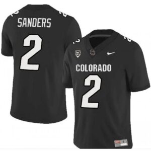 6861d99dd8f79_1 Men's Colorado Buffaloes #2 Shedeur Sanders Black With PAC-12 Patch Stitched Football Jersey