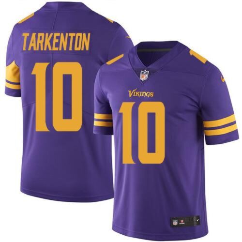 6861d9a9de498_1 Vikings #10 Fran Tarkenton Purple Men's Stitched NFL Limited Rush Jersey