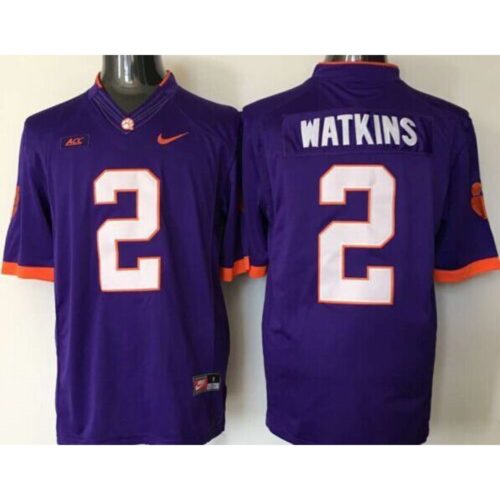 6861d9c1778b1_1 Tigers #2 Sammy Watkins Purple Limited Stitched NCAA Jersey