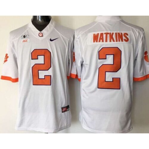 6861d9c7d6ace_1 Tigers #2 Sammy Watkins White Limited 2016 College Football Playoff National Championship Patch Stitched NCAA Jersey