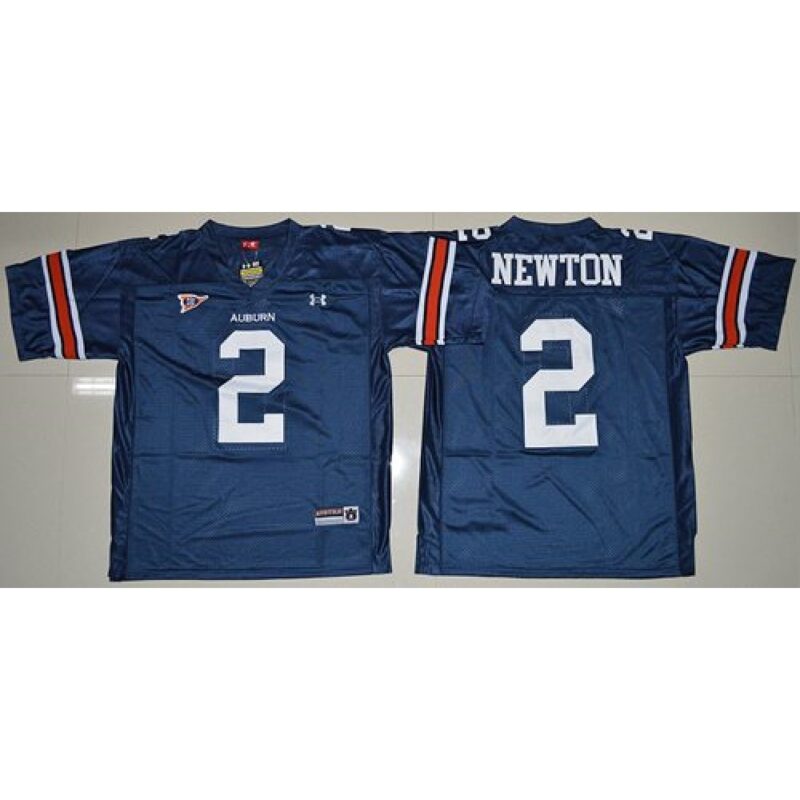 6861d9d4b7a97_1 Tigers #2 Newton Blue Stitched NCAA Jersey