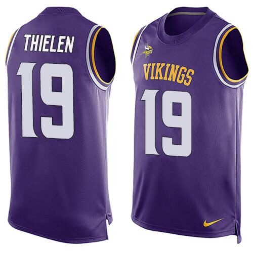 6861da0197ff5_1 Vikings #19 Adam Thielen Purple Team Color Men's Stitched NFL Limited Tank Top Jersey