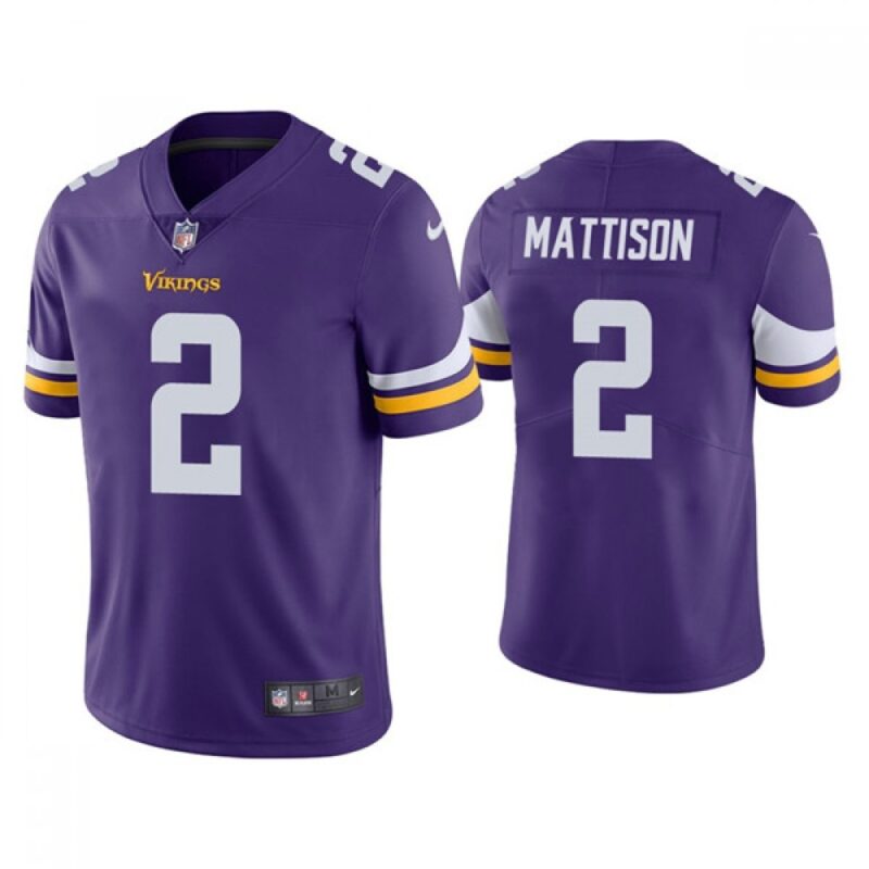 6861da055d8f9_1 Men's Minnesota Vikings #2 Alexander Mattison Purple Vapor Untouchable Limited Stitched Jersey