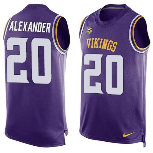 6861da10195dd_1 Vikings #20 Mackensie Alexander Purple Team Color Men's Stitched NFL Limited Tank Top Jersey