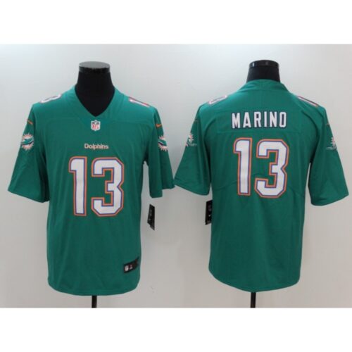 6861da1b8a453_1 Men's Miami Dolphins #13 Dan Marino Teal Vapor Untouchable Player Limited Jersey