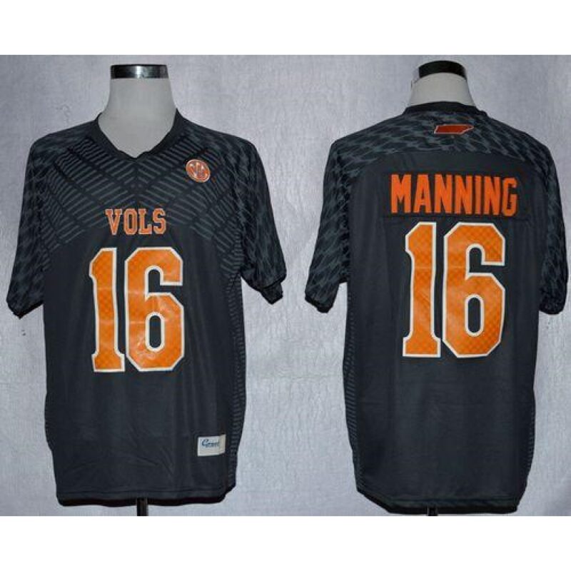6861da244d60d_1 Vols #16 Peyton Manning Smokey Grey New Stitched NCAA Jersey