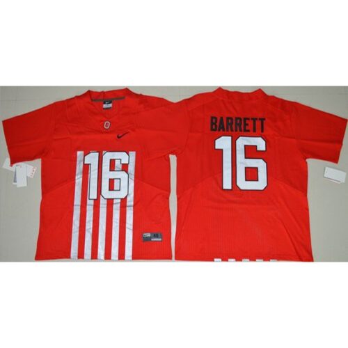 6861da64b76d6_1 Buckeyes #16 J. T. Barrett Red Alternate Elite Stitched NCAA Jersey