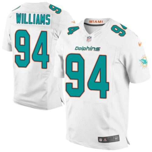 6861da6a131e6_1 Dolphins #94 Mario Williams White Men's Stitched NFL New Elite Jersey