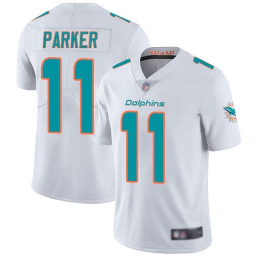 6861da78d0cbc_1 Men's Miami Dolphins #11 DeVante Parker White Vapor Untouchable NFL Limited Stitched Jersey