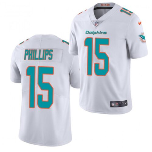 6861da928321c_1 Men's Miami Dolphins #15 Jaelan Phillips White 2021 Vapor Untouchable Limited Stitched NFL Jersey