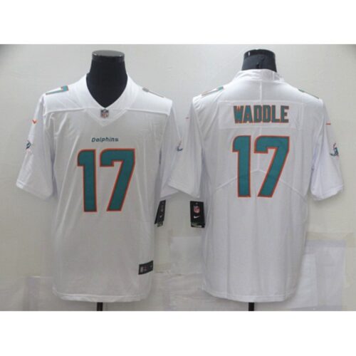 6861da962cc65_1 Men's Miami Dolphins #17 Jaylen Waddle White 2021 Vapor Untouchable Limited Stitched Jersey