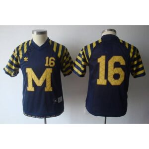 6861daa2e12cc_1 Wolverines #16 Denard Robinson Blue Under The Lights Stitched Youth NCAA Jersey