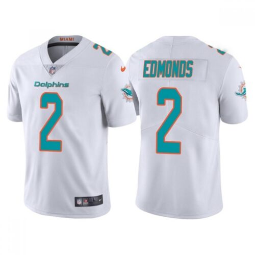 6861daa7d182c_1 Men's Miami Dolphins #2 Chase Edmonds White Vapor Untouchable Limited Stitched Football Jersey