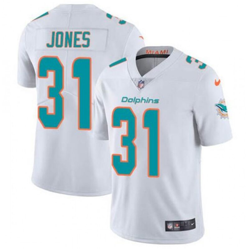6861dab5bebdf_1 Men's Miami Dolphins #31 Byron Jones White Vapor Untouchable Limited Stitched Jersey