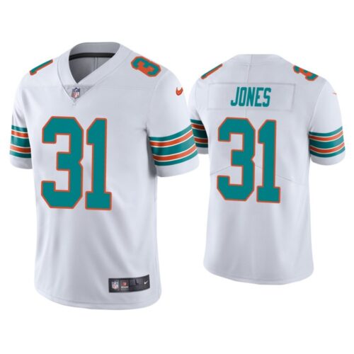 6861dab91ec5a_1 Men's Miami Dolphins #31 Byron Jones 2020 White Vapor Limited Stitched Jersey