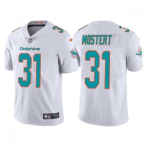 6861dabf736d8_1 Men's Miami Dolphins #31 Raheem Mostert White Vapor Untouchable Limited Stitched Football Jersey