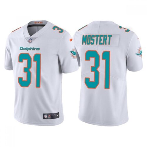 6861dabf736d8_1 Men's Miami Dolphins #31 Raheem Mostert White Vapor Untouchable Limited Stitched Football Jersey